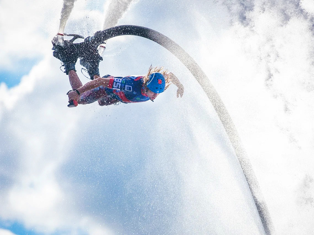 Flyboard пейзаж