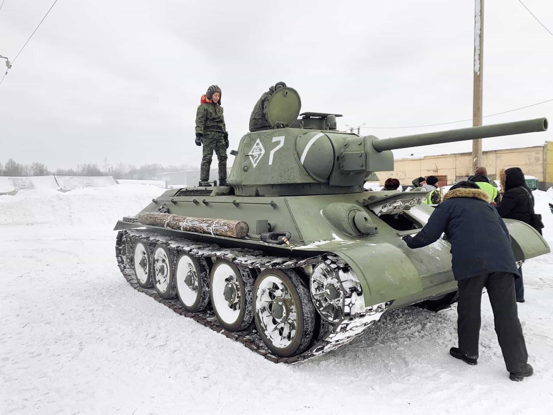 Прокат на легендарном танке Т-34